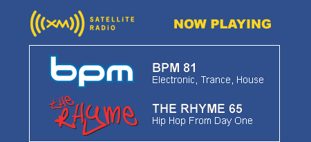 XM Satelite Radio Cafe